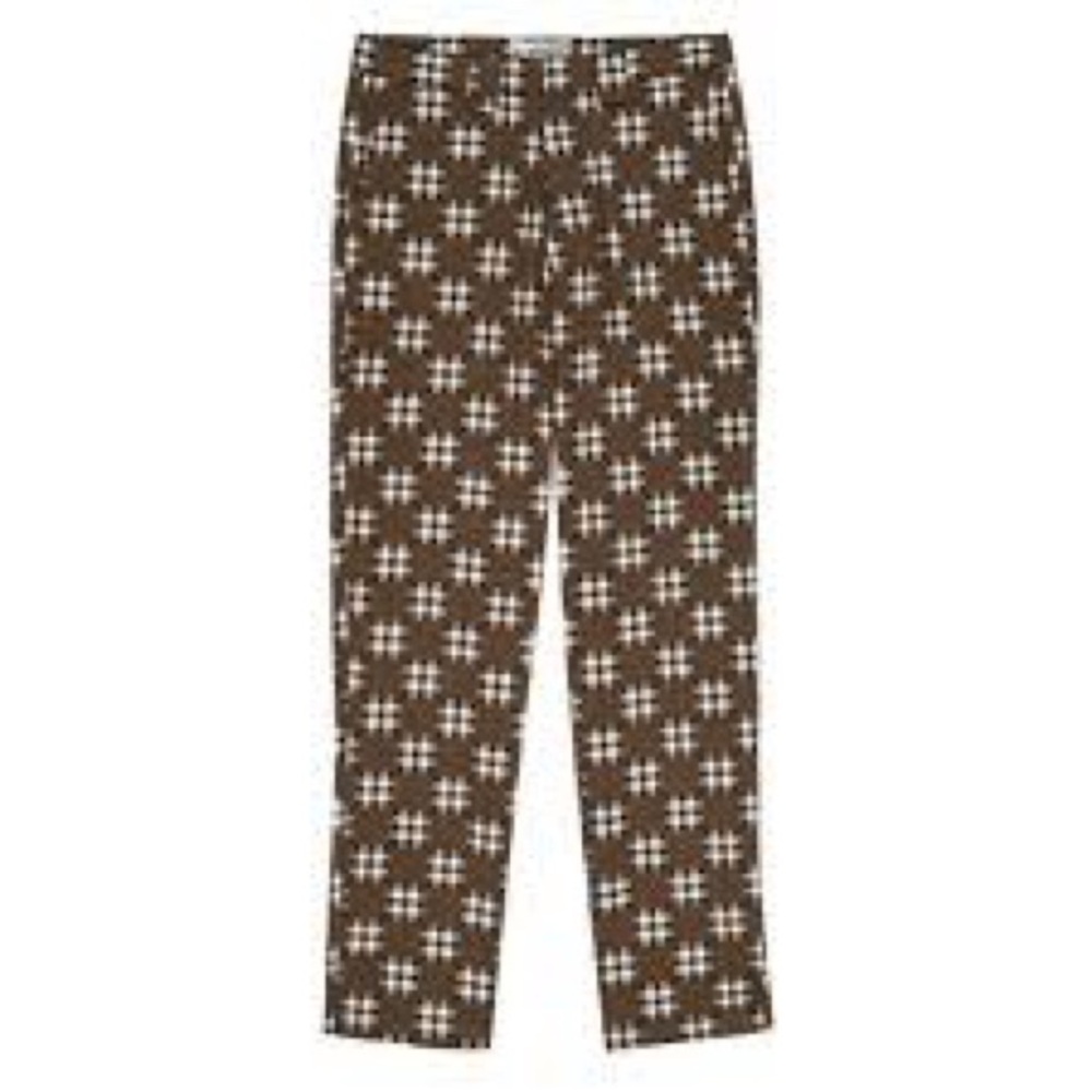 NWT Bogey Boys "Big Check Brown Pants" Golf Pants Brown White Waist 30 Preppy